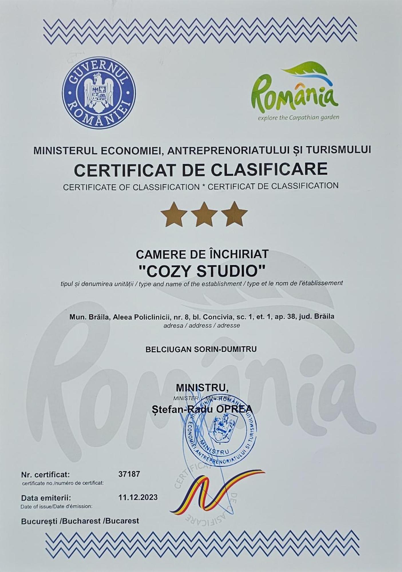Cozy Studio Braila Exterior photo